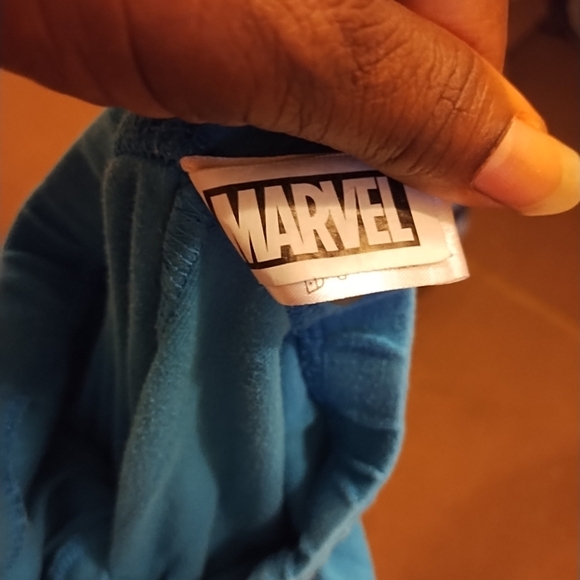 M&M'S & Marvel 100% Cotton Graphic Top Mix Match Blue Kids Pajama Set Size XXS - Picture 5 of 5